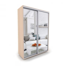 Шкаф для одежды Акцент-Сим З 1200х600 Дуб молочный