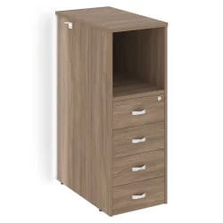 Тумба с подсветкой 4 ящика завершающая, правая ONIX O.R-TV-4.S(R) Дуб Аризона