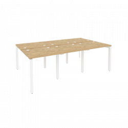 Рабочая станция на П-образном м/к ONIX O.MP-D.RS-6.0.7 Тиквуд Светлый/Белый