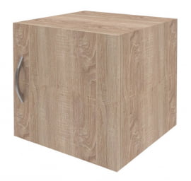 Антресоль узкая с глухой дверью правая Simple SA-400.1 R Дуб Сонома светлый