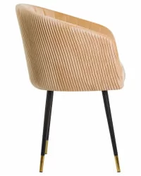 Стул обеденный DOBRIN MARY Песочный велюр 1922-3