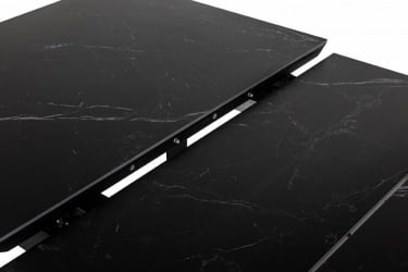 Стол Роналдо раздвиж. 140-180 Темный мрамор/Бабочка