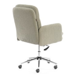 Кресло Dover хром букле, олива, barni dusty green