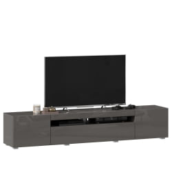 ТВ тумба Бруклин ЛД 685.030.000 A Оникс Серый глянец