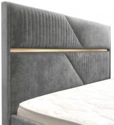 Кровать двуспальная Монако 902.21 Оникс Десерт серый