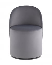 Пуф Loreen вращающийся велюр Серый