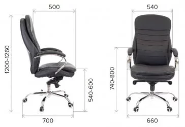 Кресло для руководителя Everprof Valencia M Экокожа Коричневый