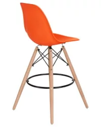 Стул барный DOBRIN DSW BAR Оранжевый O-02