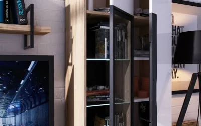 Тумба ТВ Кёльн ЛД.674.010.000 Дуб Золотой/Белый