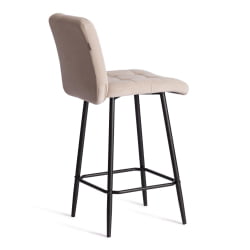 Барный стул Medeo/Медео велюр, бежевый, 7, 42х56х102 см