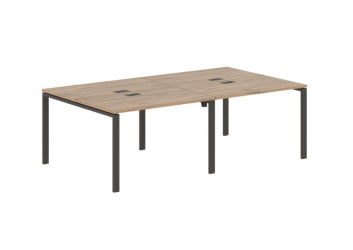 Бенч-система 4-местная EDIS EUWST 2313 Дуб Денвер светлый Мокко