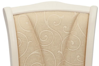 Стул Opera ( OP-SC ) дерево гевея, 45х53х97см, ivory white (слоновая кость 2-5), ткань бежевая (A168B)