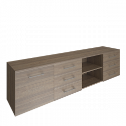 Тумба модульная четырехсекционная YALTA LT-TS 4.1L Вяз Благородный