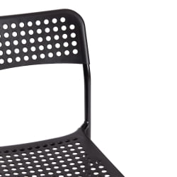 Стул со спинкой ADDE (mod. C-049) металл/пластик, 39 х 49 х 78 см, Black(черный) разборный