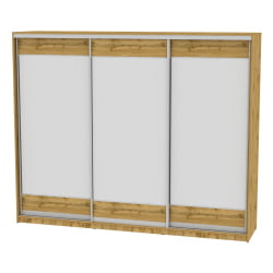 Шкаф-купе B-230х270х60-3(ДВ-D8D8D8)
