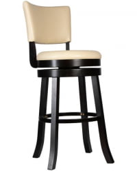 Вращающийся полубарный стул DOBRIN JOHN COUNTER (капучино, кремовый) 2 шт