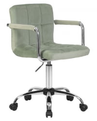 Офисное кресло для персонала DOBRIN TERRY (мятный велюр (MJ9-87)) 2 шт