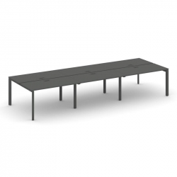 Рабочая станция двухсторонняя Стайл Проджект СН-59П.ДРС-063 Антрацит/Металл Антрацит/Черный Заглушка / SN-59P.DRS-063