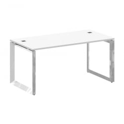 Стол рабочий руководителя на О-образном м/к ONIX DIRECT LUX M-O.MO-SRR-4.8 Белый бриллиант