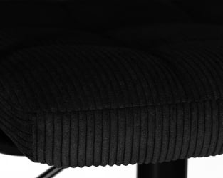 Стул барный DOBRIN KRUGER ARM BLACK (черный вельвет (LAR-E2041-52))