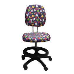 Детское компьютерное кресло LB-C17 [Синий, круги]