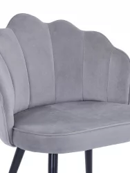 Стул Камилла велюр Серый