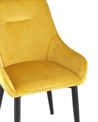 Стул Диана NEW велюр Оранжевый