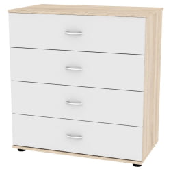 Комод Алиса(K1)856х801х459ручкаскоба96мм(ДСС-Белый)