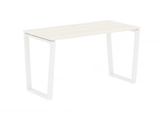 Стол письменный EDIS EVST 1367 Ясень Траун Белый