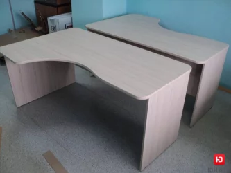 Стол угловой Glassy 1.14.16Пр Туя