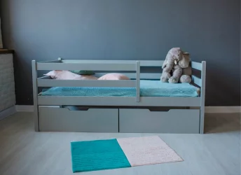 Бортик для деткой кровати RooRoom VK-33с Серый