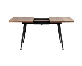 Стол Месси раздвиж. 120-160 Галифакс Табак/Бабочка