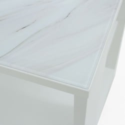 Журнальный столик на колесиках BeautyStyle 5 Венге/стекло белое