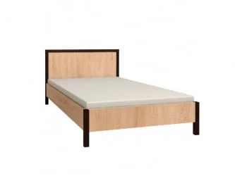 Полутороспальная кровать BAUHAUS 3 Дуб Сонома/Орех шоколадный(спальня)