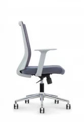 Кресло офисное ТРЭНД GREY LB Серая сетка