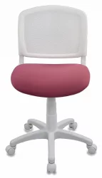 Кресло детское Бюрократ CH-W296NX/26-31 Белый Розовый