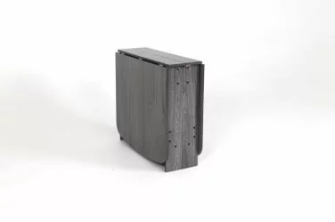 Раздвижной овальный стол Оригами Ясень черный