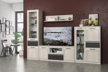 Полка навесная Лиана 45.18 Ясень анкор светлый