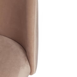 Стул MONRO (mod. 710) ткань/металл, 56х51х80 см, высота до сиденья 47 см, бежевый barkhat 5/черный