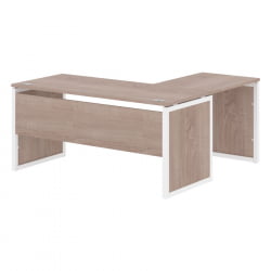 Стол письменный угловой левый XTEN-QP XQPCT 1615 L Дуб Сонома Белый