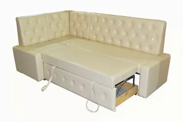 Диван угловой раскладной Зефир Комбинация 3 Остин Крем