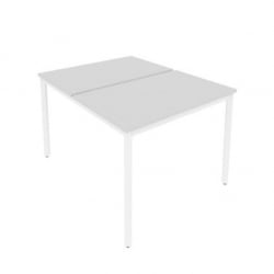 Рабочая станция на металлокаркасе СЛИМ СЙСТЕМ С.СП-3.2 Серый-Белый / SLIM SYSTEM