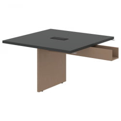 Стол для заседаний приставной VELION VFCT 1212 Яшма черный Кобра