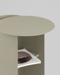 Журнальный столик Floire металл оливковый