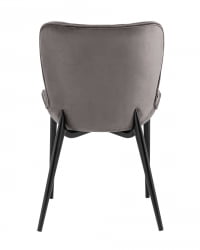 Стул Гамми велюр Темно-серый