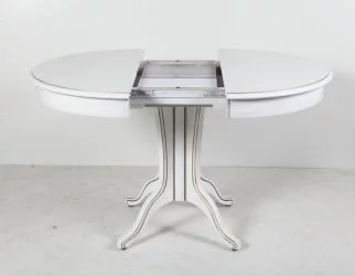 Стол обеденный Орион-5 (d1000) тон 1 с золотой патиной