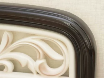 Кровать 180*200 Катрин 92.04 Дуб венге Белый песок Санчо крем