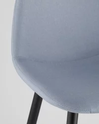 Стул барный Валенсия с подножкой Голубой