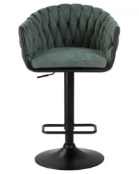 Стул барный DOBRIN LEON (зеленая ткань (LAR 275-23)) 2 шт