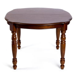 Стол деревянный VAN HORN 4272 дерево гевея, 1067 x1372+457(1829) x749мм, HN GLAZE light